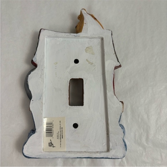 Vintage NOAH'S ARC single light switch plate single toggle light switch cover - Picture 5 of 8